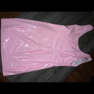 Pink Latex Dress